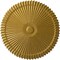 Ekena Millwork Shakuras Ceiling Medallion (Fits Canopies up to 5"), Hand-Painted Pharaohs Gold, 24"OD x 3"P CM24SHPGS - alternate 1